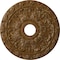 Ekena Millwork Spring Leaf Medallion (Canopies up to 5 5/8"), 19 7/8"OD x 3 5/8"ID x 1 1/4"P, Smokey Topaz Crackle CM19SPSTC - alternate 1